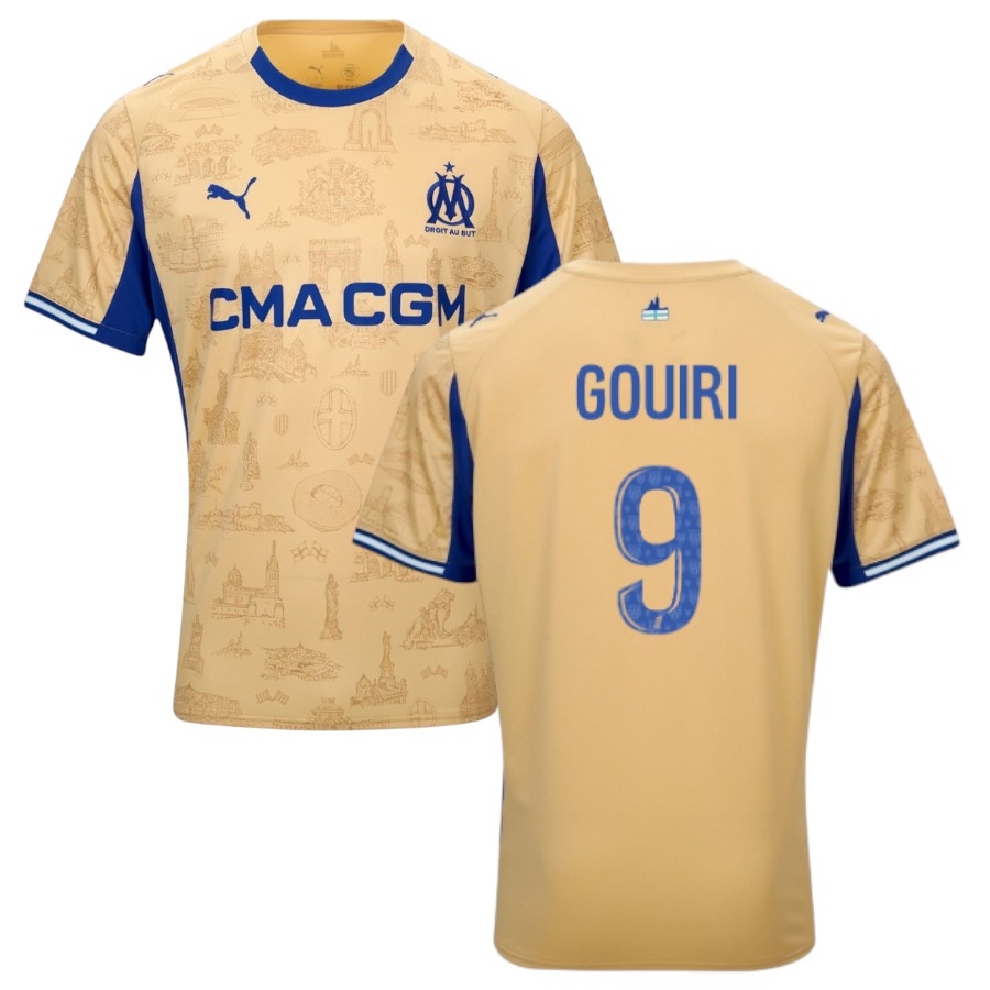 Maillot OM Fourth 2025 2026 Gouiri (1)
