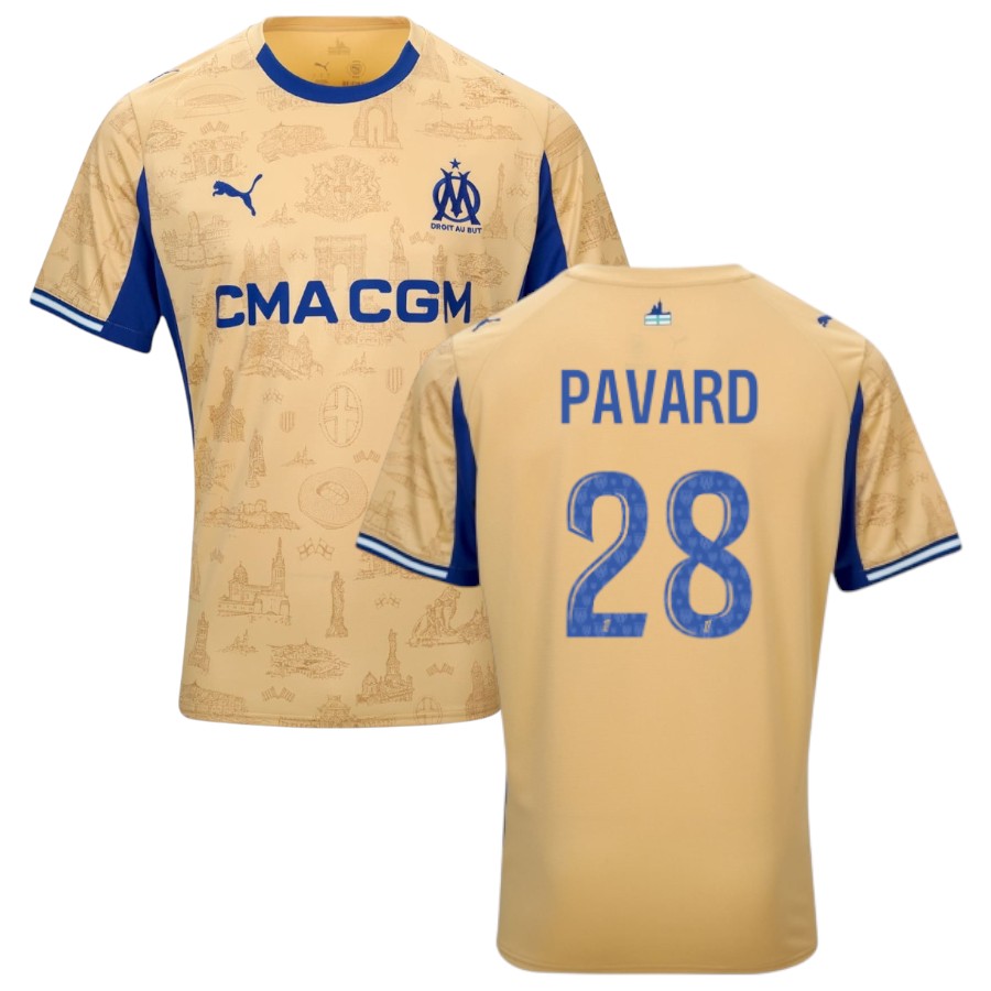 Maillot OM Fourth 2025 2026 Pavard (1) Maillot OM Fourth 2025 2026 Pavard (1)