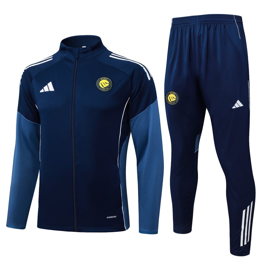 Survetement Al Nassr Veste 2025 2026 Bleu Sombre