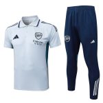 Survetement Arsenal Polo 2025 2026 Blanc Bleu