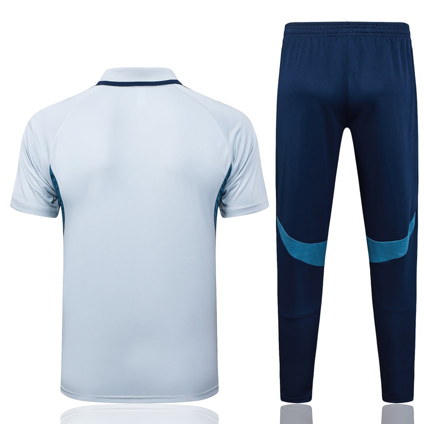 Survetement Arsenal Polo 2025 2026 Blanc Bleu