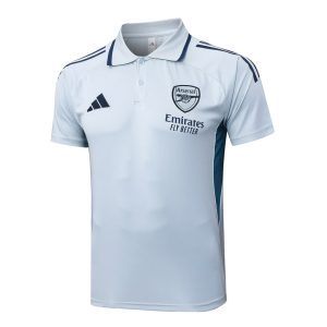 Survetement Arsenal Polo 2025 2026 Blanc Bleu