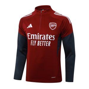 Survetement Arsenal Training 2025 2026 Rouge Bleu