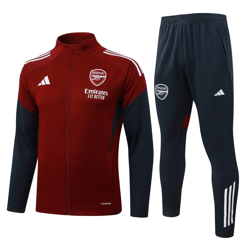 Survetement Arsenal Veste 2025 2026 Rouge Bleu