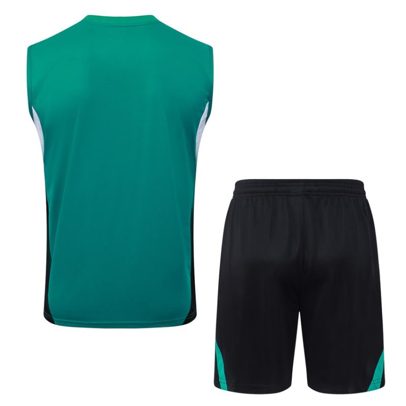 Debardeur Short Liverpool 2025 2026 Vert Noir (3) Debardeur Short Liverpool 2025 2026 Vert Noir