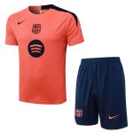 Ensemble Maillot Short Barca 2025 2026 Orange