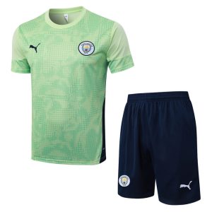 Ensemble Maillot Short Manchester City 2025 2026 Vert