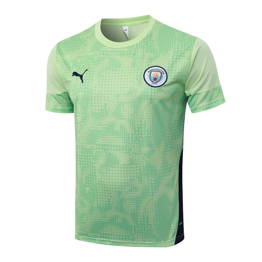 Ensemble Maillot Short Manchester City 2025 2026 Vert