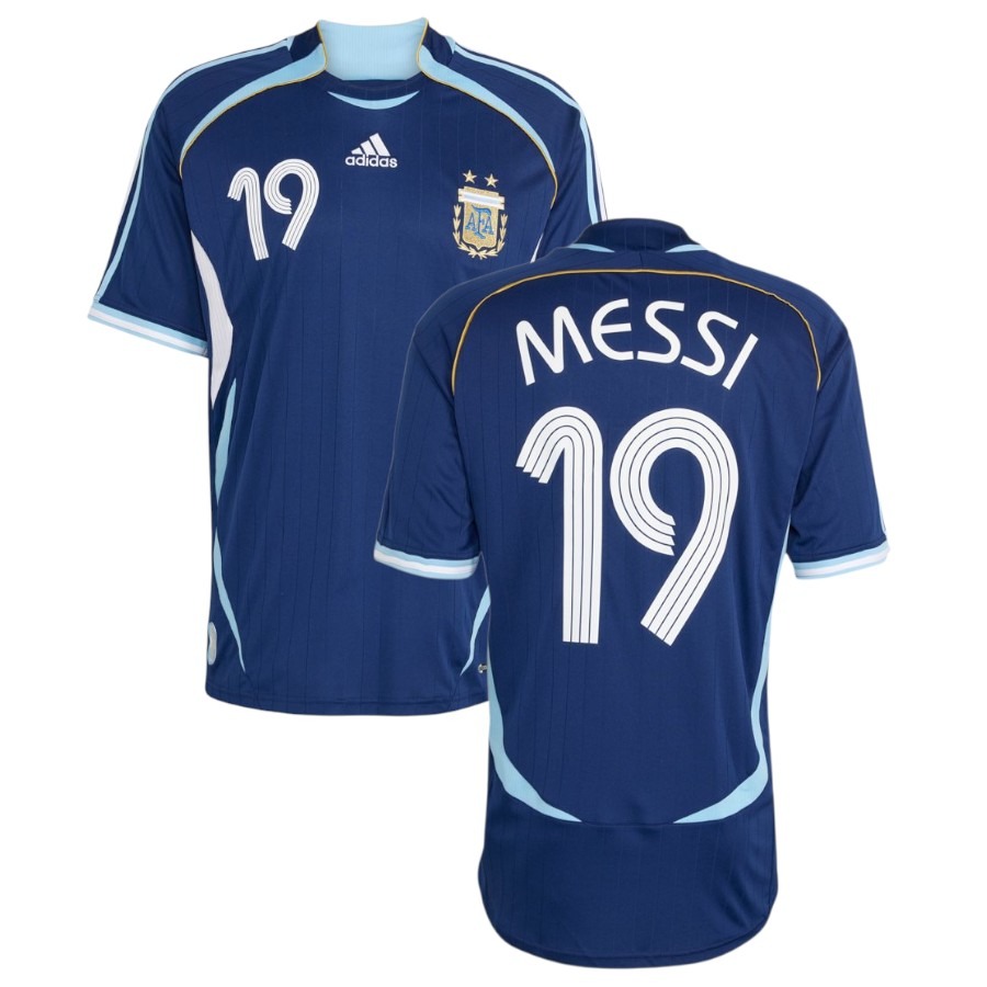 Maillot Adidas Argentine Exterieure 2006 Messi Maillot Adidas Argentine Exterieure 2006 Messi
