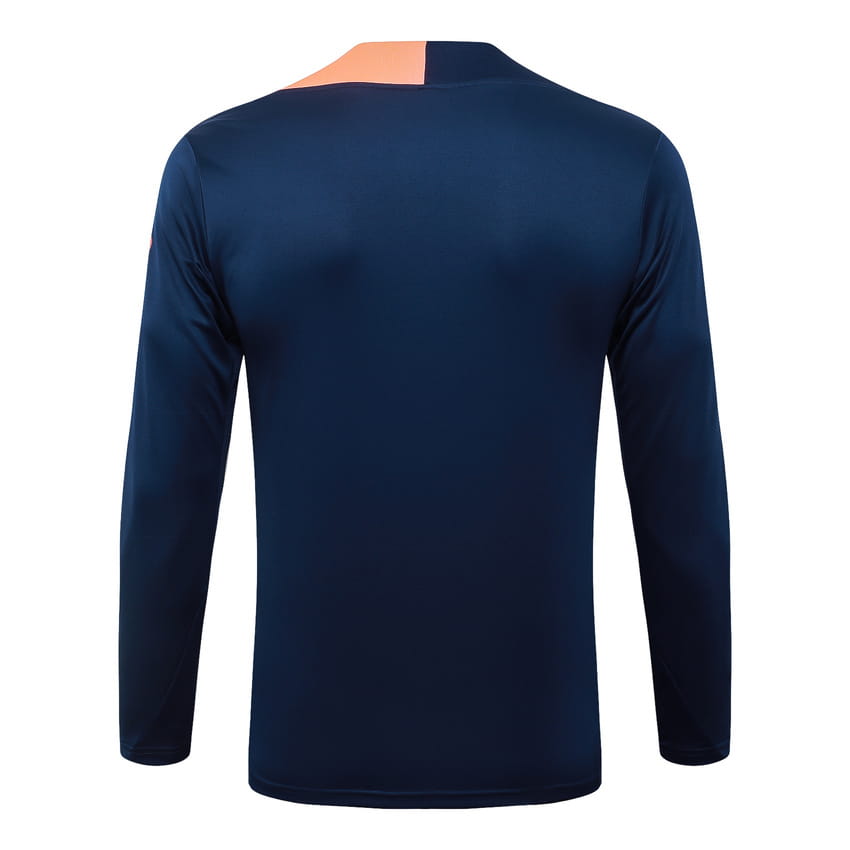 Survetement Barca Training 2025 2026 Bleu Orange
