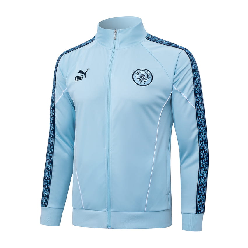 Survetement Manchester City Veste 2025 2026 Bleu Clair