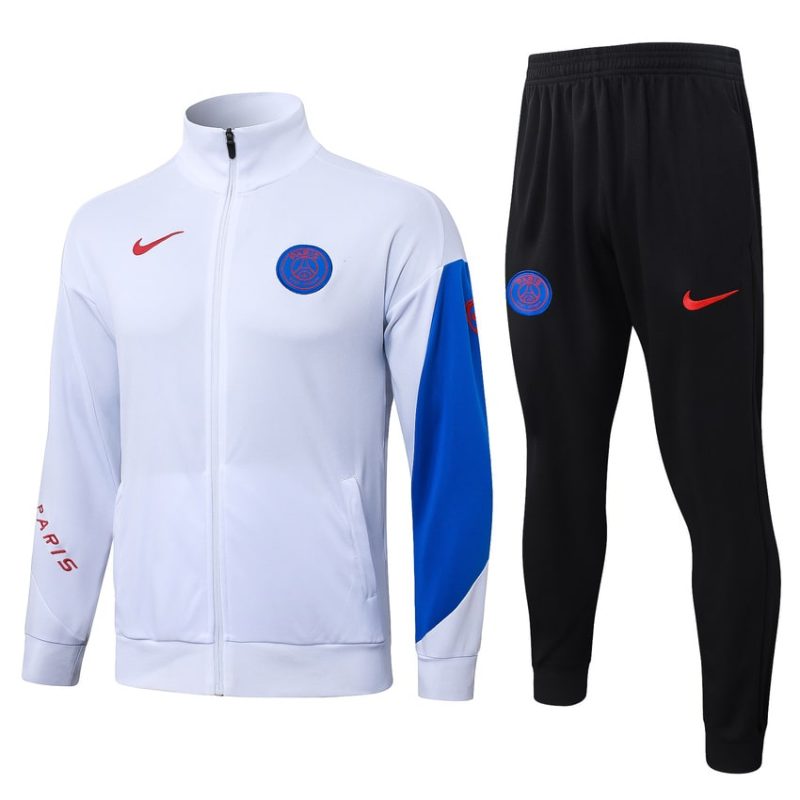 Survetement PSG Veste 2025 2026 Blanc