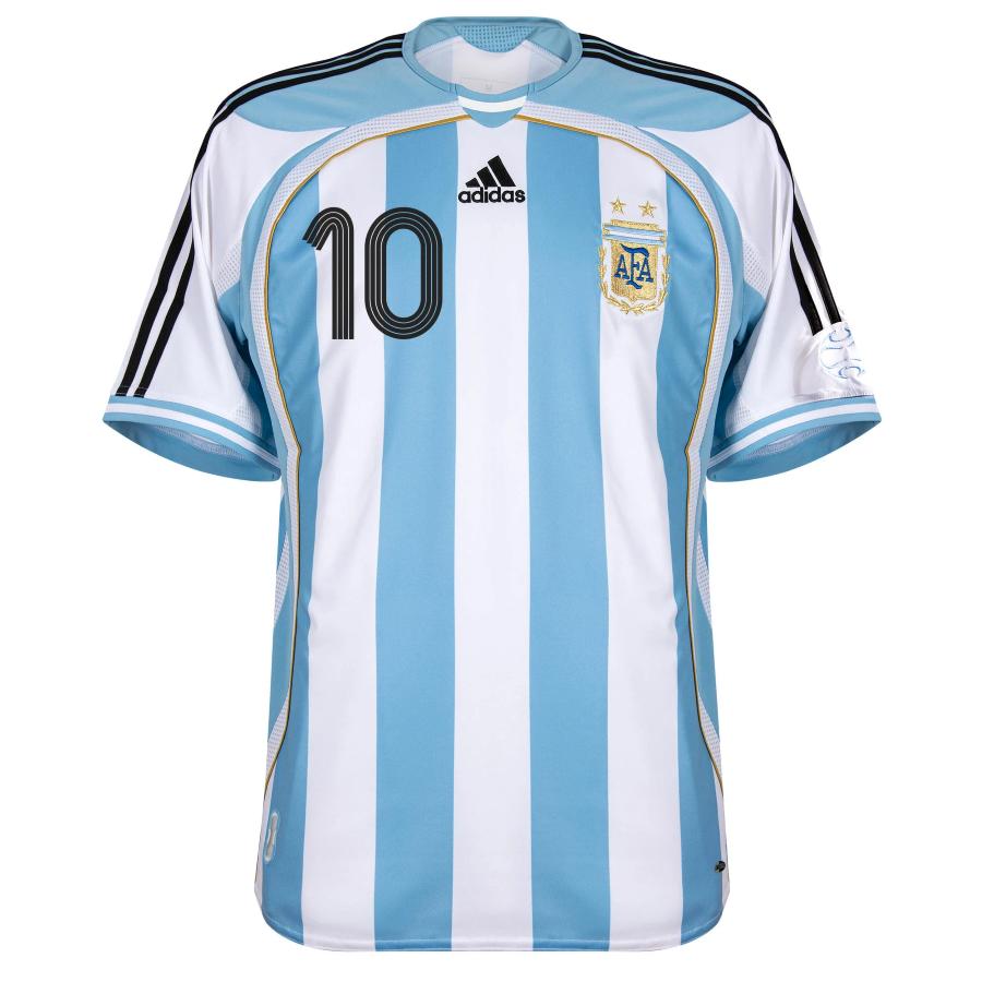 Maillot Argentine Adidas Domicile 2006 Riquelme (2)