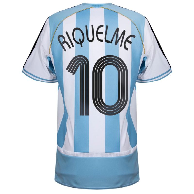 Maillot Argentine Adidas Domicile 2006 Riquelme (3) Maillot Argentine Adidas Domicile 2006 Riquelme (3)