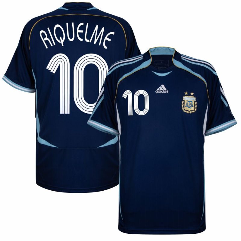 Maillot Argentine Adidas Exterieur 2006 Riquelme (1)