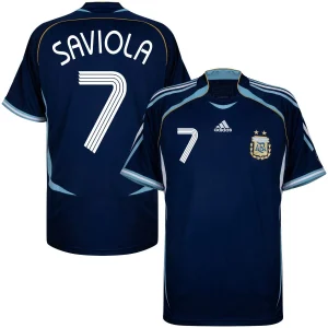Maillot Argentine Adidas Exterieur 2006 Saviola (1)