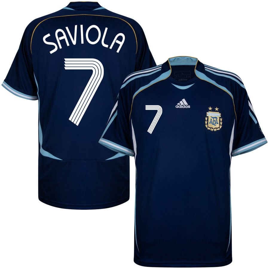 Maillot Argentine Adidas Exterieur 2006 Saviola (1)