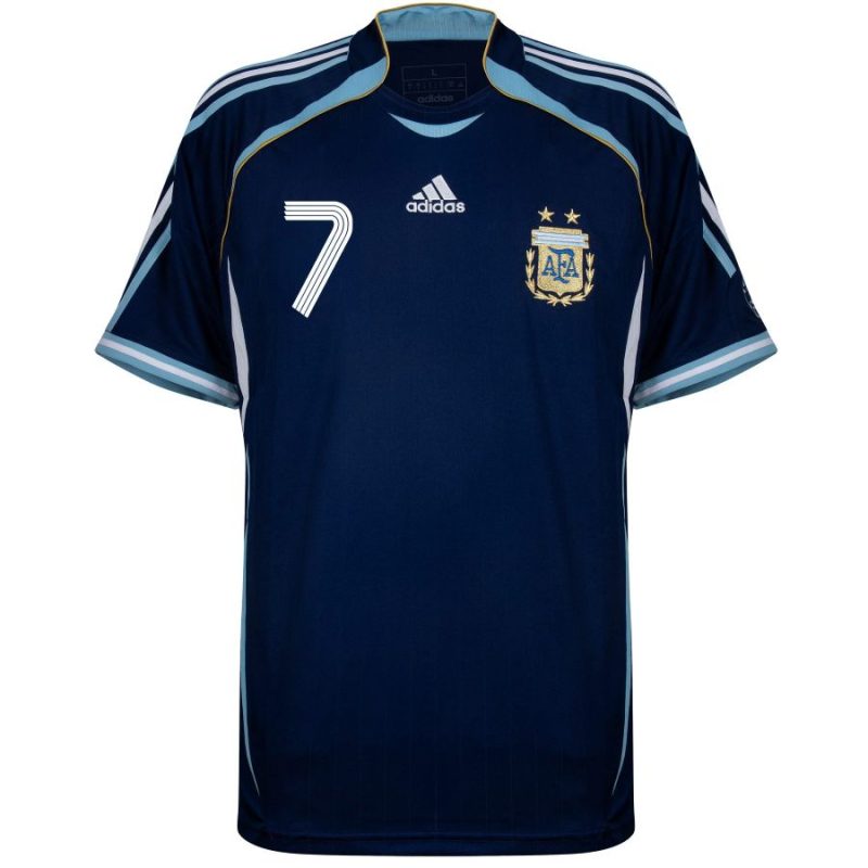 Maillot Argentine Adidas Exterieur 2006 Saviola (2) Maillot Argentine Adidas Exterieur 2006 Saviola (2)