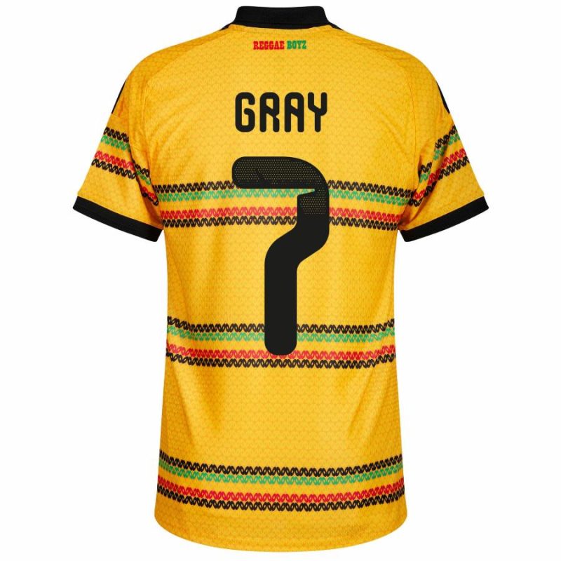 Maillot Jamaique Domicile 2026 2027 Gray (2) Maillot Jamaique Domicile 2026 2027 Gray (2)