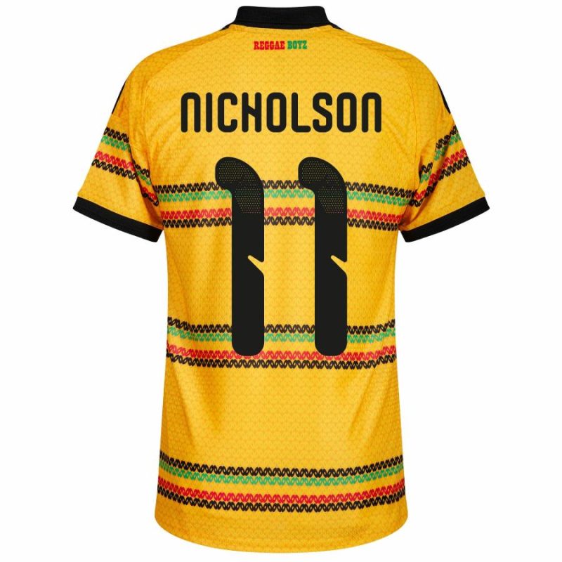 Maillot Jamaique Domicile 2026 2027 Nicholson (2) Maillot Jamaique Domicile 2026 2027 Nicholson (2)