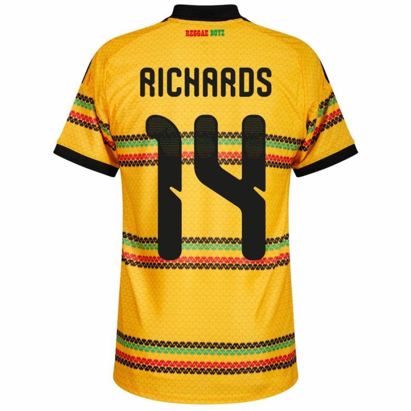 Maillot Jamaique Domicile 2026 2027 Richards (2) Maillot Jamaique Domicile 2026 2027 Richards (2)