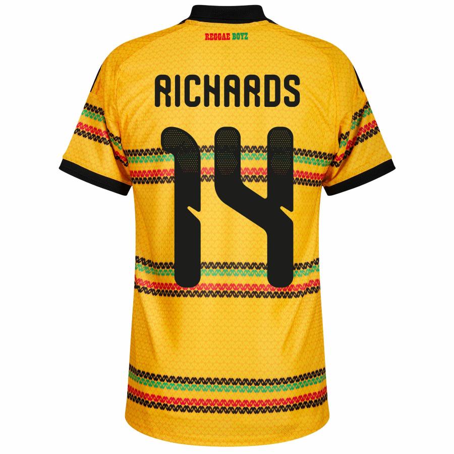Maillot Jamaique Domicile 2026 2027 Richards (2) Maillot Jamaique Domicile 2026 2027 Richards (2)
