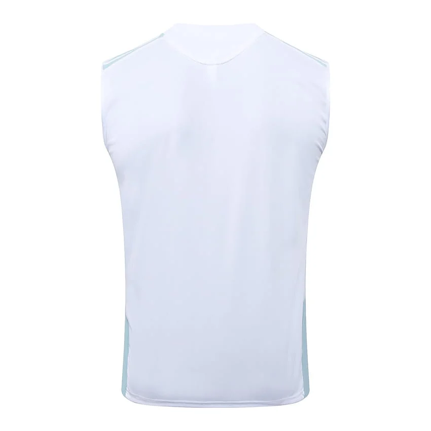 Debardeur Short Argentine 2026 2027 Blanc Bleu