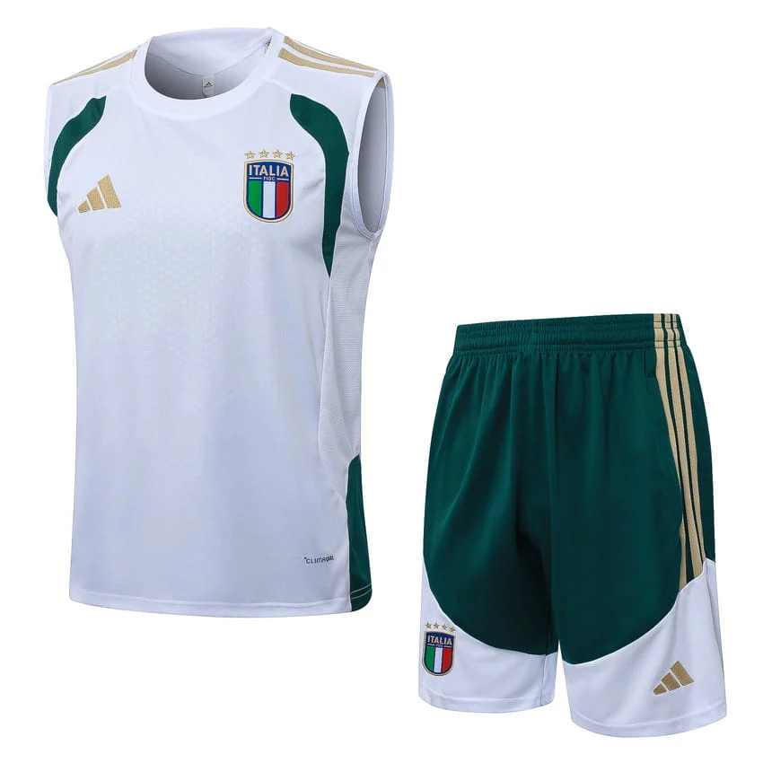 Debardeur Short Italie 2026 2027 Blanc