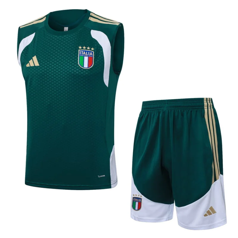 Debardeur Short Italie 2026 2027 Vert