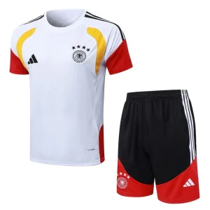 Ensemble Maillot Short Allemagne 2026 2027 Blanc Rouge