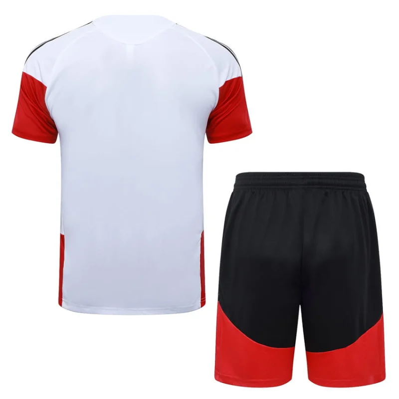 Ensemble Maillot Short Allemagne 2026 2027 Blanc Rouge (3) Ensemble Maillot Short Allemagne 2026 2027 Blanc Rouge
