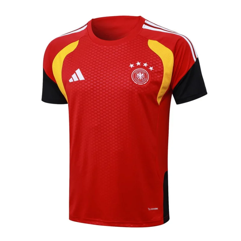 Ensemble Maillot Short Allemagne 2026 2027 Rouge Noir (2) Ensemble Maillot Short Allemagne 2026 2027 Rouge Noir
