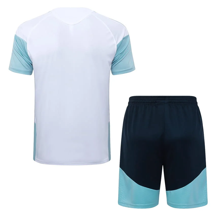 Ensemble Maillot Short Argentine 2026 2027 Blanc Bleu
