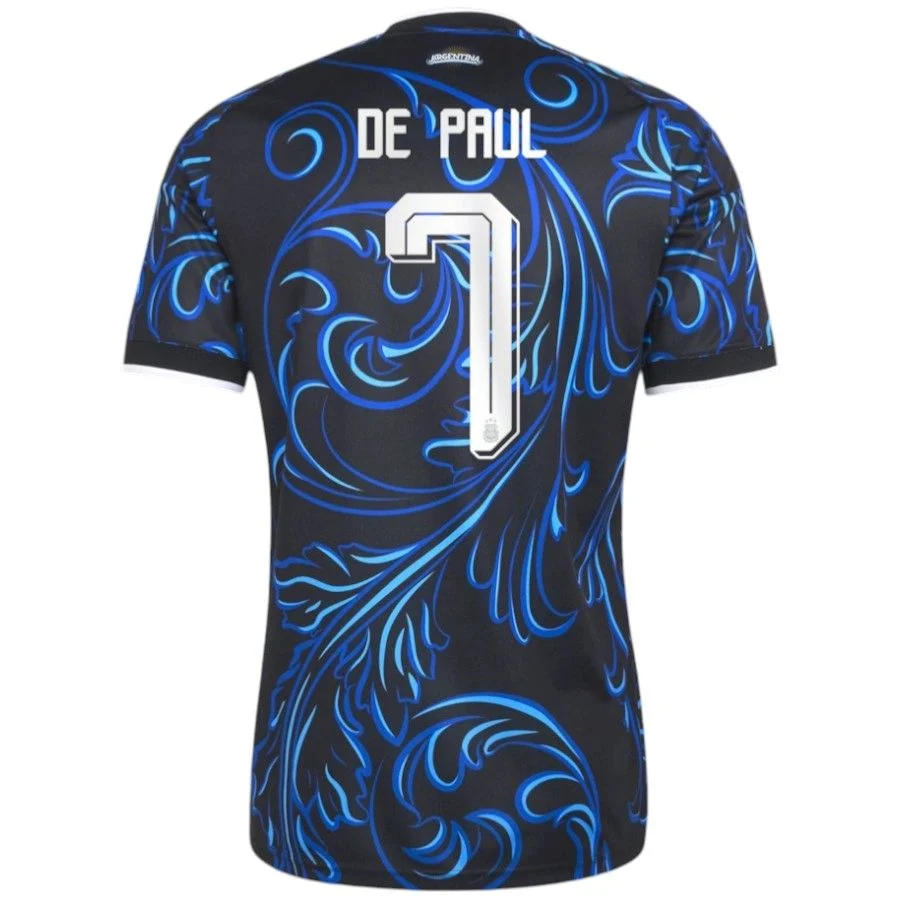 Maillot Argentine Exterieur 2026 2027 De Paul (2)