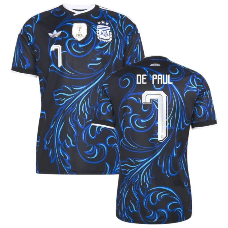 Maillot Argentine Exterieur 2026 2027 De Paul