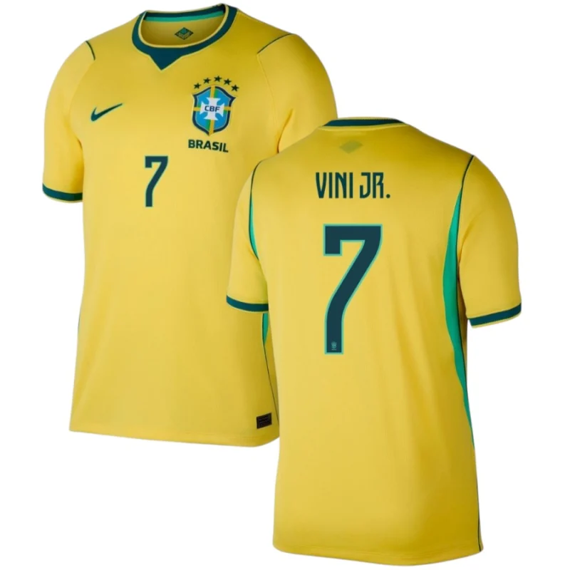 Maillot Bresil Domicile 2026 2027 Vini JR (1)