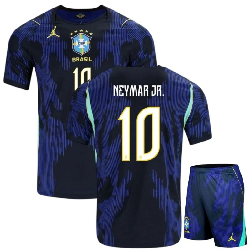 Maillot Bresil Kit Enfant Exterieur 2026 2027 Neymar JR