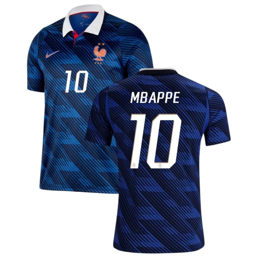 Maillot Equipe de France Domicile Coupe du Monde 2026 Mbappe (1)