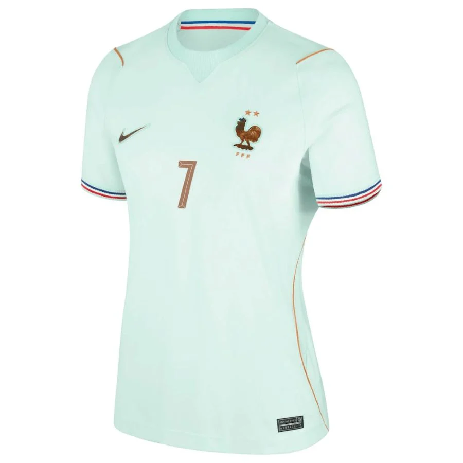 Maillot Equipe de France Femme Vert Coupe du Monde 2026 Dembele (3)