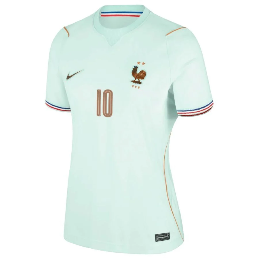 Maillot Equipe de France Femme Vert Coupe du Monde 2026 Mbappe (3)