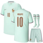 Maillot Equipe de France Kit Enfant Vert Coupe du Monde 2026 Mbappe