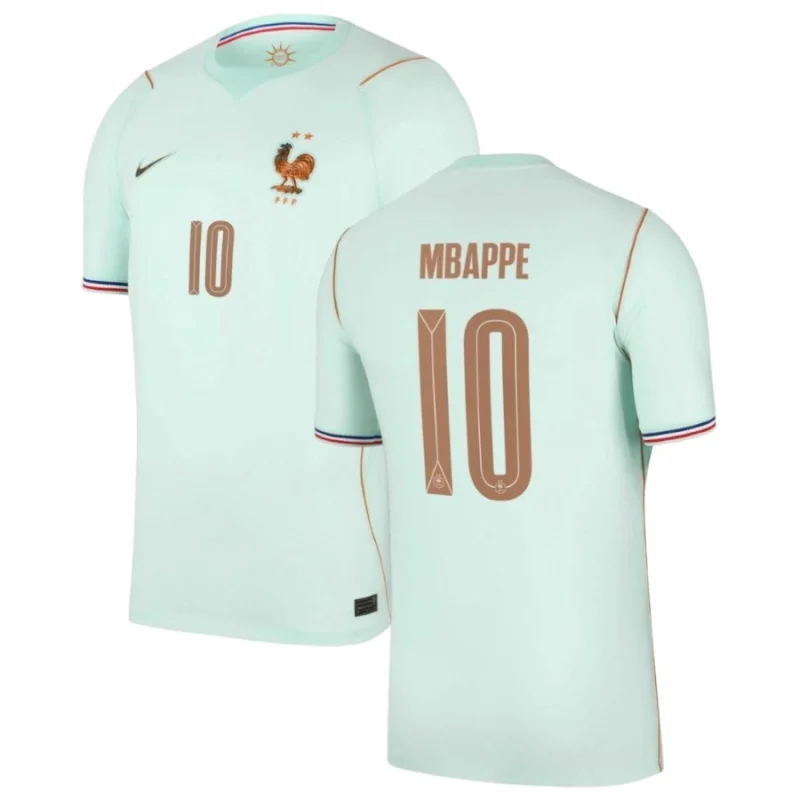 Maillot Equipe de France Vert Coupe du Monde 2026 Mbappe (1)