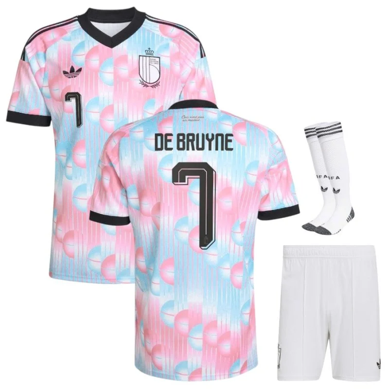 Maillot Kit Enfant Belgique Exterieur 2026 2027 De Bruyne