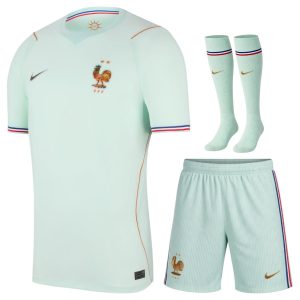 Maillot Kit Enfant Equipe de France Vert Coupe du Monde 2026