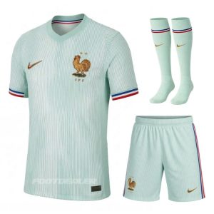 Maillot Kit Enfant Equipe de France Vert Coupe du Monde 2026
