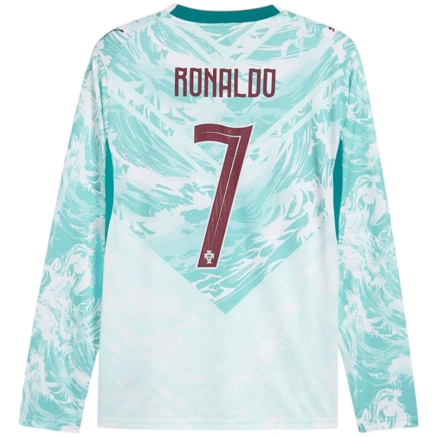 Maillot Portugal Exterieur 2026 2027 Ronaldo Manches Longues (4)