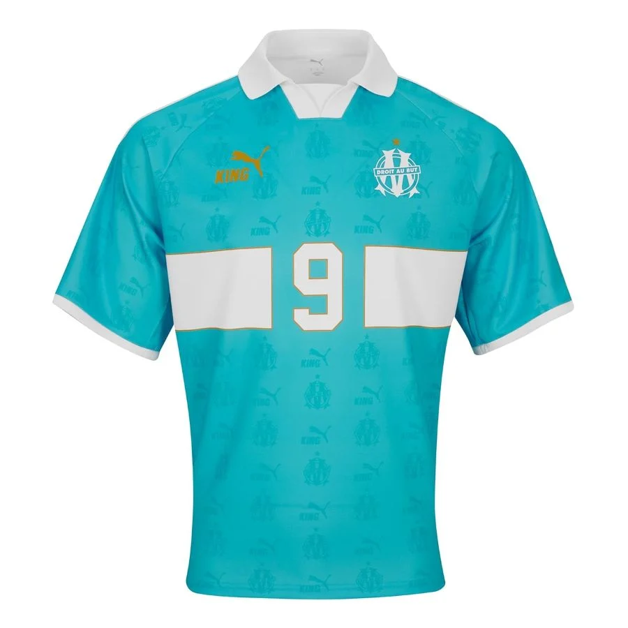 Maillot Rétro King OM Bleu (1)