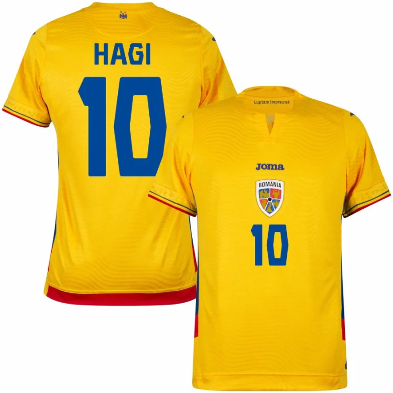 Maillot Roumanie Domicile 2026 2027 Hagi (1)