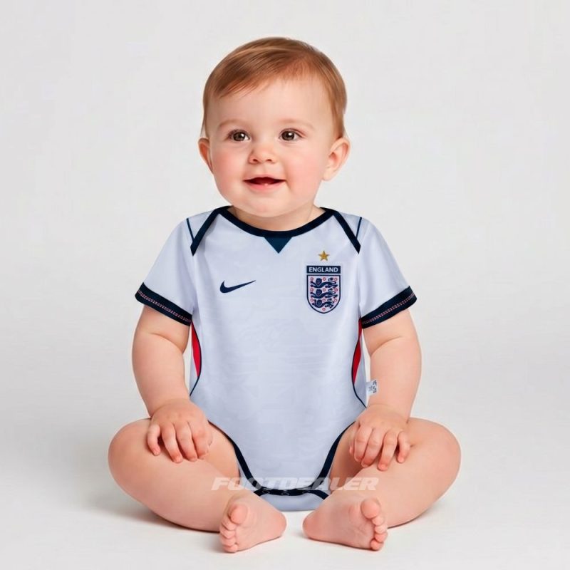 Body Bébé Angleterre Domicile Coupe du Monde 2026 (1)
