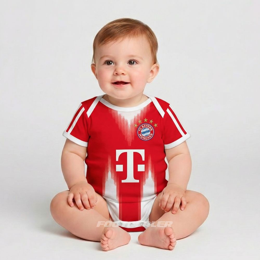 Body per neonati della squadra di casa del Bayern Monaco 2025-2026 (2)